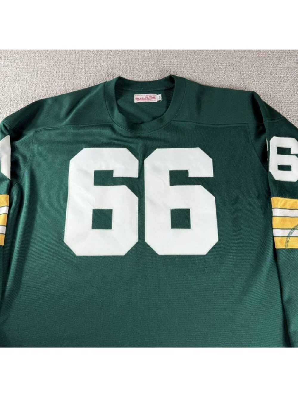 Mitchell & Ness Ray Nitschke 1969 Green Bay Packers Jersey Green Men’s Size 48 L - Picture 2 of 7